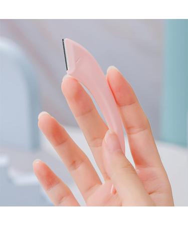 Minkissy 3 Set Crescent Moon Eyebrow Trimmer Kit | Women s Facial Razor Brow Scissors & Accessories | Best Beauty Tools for Perfect Eyebrows - International Shipping Available - Buy Online on GoSupps.com