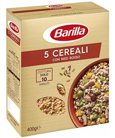 Barilla 6 x Barilla 5 Cereal with Italian Red Rice 400g