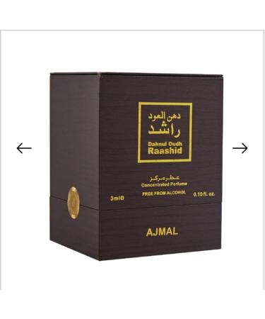 Genuine Dehnul Oudh Raashid Concentrated Perfume/Attar Oil 3ml | Premium Oudy Fragrance For Men And Women - Buy Online on GoSupps.com