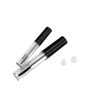 VINTORKY 2pcs Empty Tube Mascara Tube and Wand Bulk Mini Mascara Tube Empty oil Tubes for Eyelash