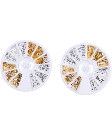 FRCOLOR 4 Boxes Manicure Rivet Sequin Trim Nails Accessories Kerchief Headband Clay Flower Accessories Bride Nail Decorations for Nail Art Rhinestones Tape Dispenser Metal Applique 3d - Buy Online on GoSupps.com