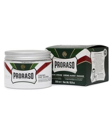 Proraso Refreshing Pre Beard Cream with Eucalyptus Oil and Mentoolo 1 Vase of 300 ml
