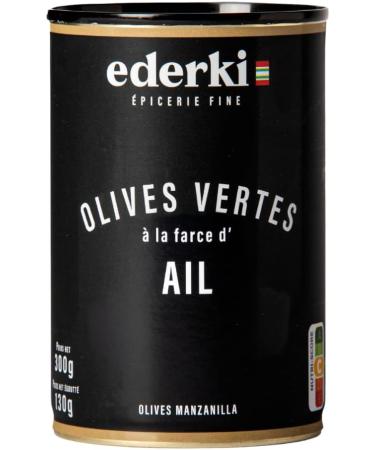 Green Olives with Garlic 300g x 6 - Buy Online on GoSupps.com