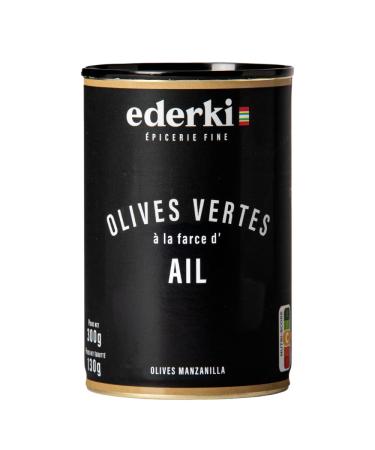 Green Olives with Garlic 300g