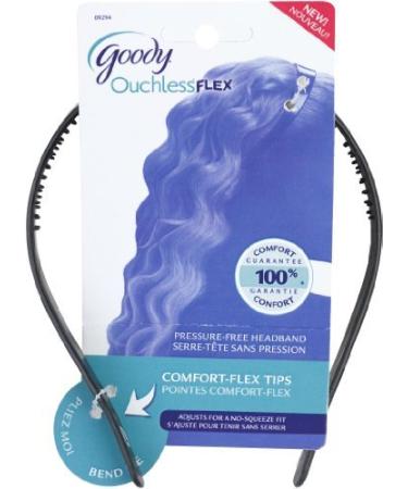 Goody Ouchless Medium Headband with Flex Tips (Pack of 3)