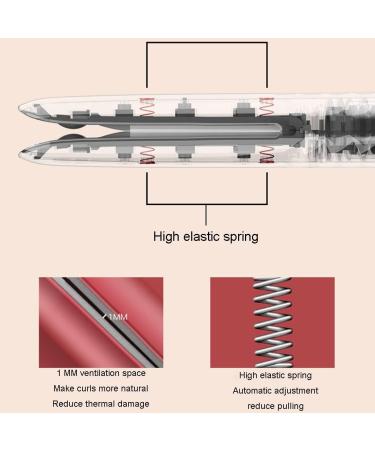 Fully Automatic Electric Rotating Curling Iron | Big Waver Hair Curler - Red 33.5cm - International Shipping - Buy Online on GoSupps.com