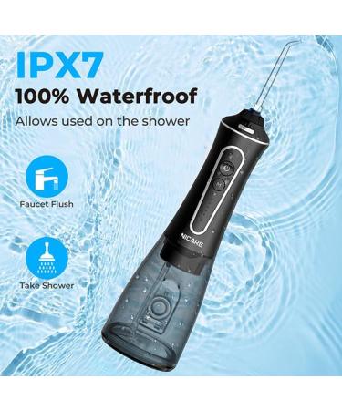 Buy Cordless Water Flosser - 300ML Portable IPX7 Waterproof 5 Modes USB Rechargeable | Perfect for Home & Travel - Buy Online on GoSupps.com