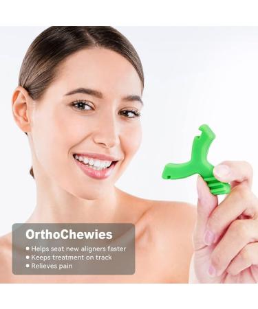 Y-Type Aligner Chewies | Y-Shape Tooth Aligner Trays | Orthodontic Munchies for Invisalign (2pcs Green) - Buy Now! - Buy Online on GoSupps.com