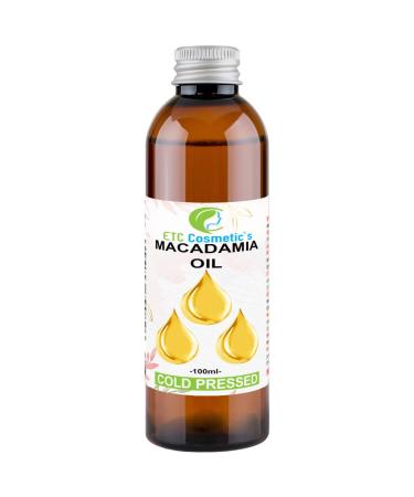 Macadamia Oil cold pressed 100 ml Virgin | 100% natural facial care hair skin massage body care