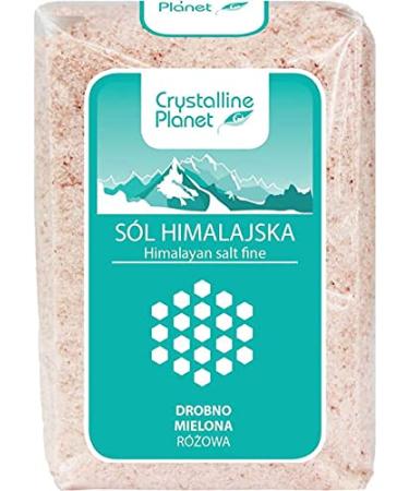 CRYSTALLINE PLANET Finely Ground Pink Hima Salt 600g - CRYSTALLINE PLANET