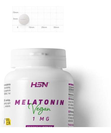  HSN HSN Melatonin 1 mg | 120 fast-acting tablets | Melatonin helps reduce the time it takes to fall asleep - Buy Online on GoSupps.com