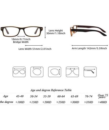 Portable Presbyopia Reading Glasses - Bifocal Personalized BLACK | 300 Degrees - Buy Online on GoSupps.com