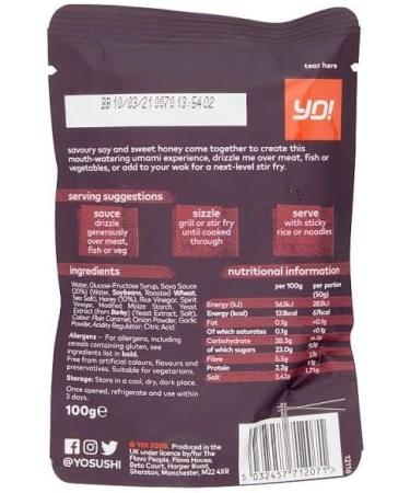 Yo ! Sweet And Sticky Teriyaki Sauce 100g - Buy Online on GoSupps.com