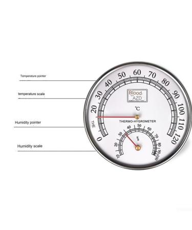 Buy ARMYJY Digital Thermohygrometer - Accurate Thermometer Hygrometer for Sauna & Outdoor Use | Fast International Shipping - Buy Online on GoSupps.com