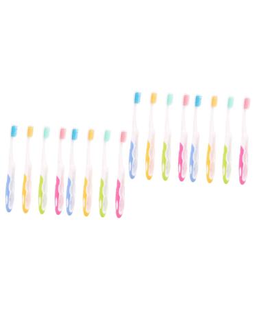 TOVINANNA 16 STK travel toothbrush toothbrush with soft bristle toothbrush for adults Easy to use toothbrush rubber toothbrush caterpillar toothbrush set travel korean version