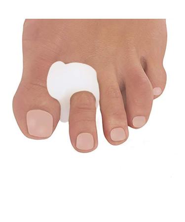 AllSett Health 8 Pack Toe Separators for Bunions - Toe Spacers Hammer Toe Straightener Correct Toes and Bunion Relief