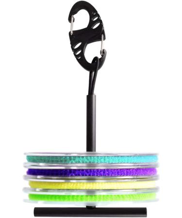 SF Clear Nylon Tippet Line Set with Holder - Trout Fly Fishing Leaders in 0X-7X - 4 Pieces/30M - Buy Online on GoSupps.com