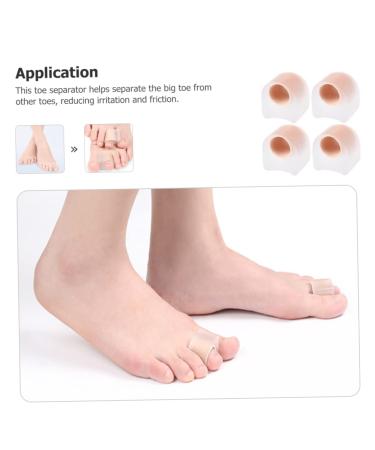 Bunion Toe Separators 6 Pairs - Silicone Gel Sleeves for Men & Women - Bunion Correctors & Toe Separators - 2.7x2.2cm - 3pcs - Buy Online on GoSupps.com