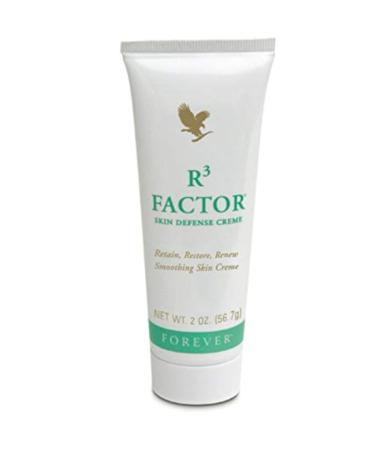 Forever Living - Forever R3 Factor Skin Defense Cr me - Retain Restore and Renew - Alpha Hydroxy Acids Vitamins and Collagen - 2 oz
