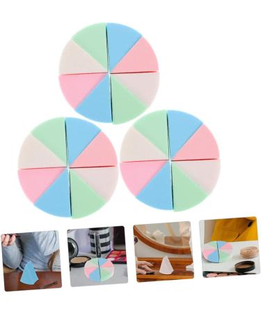 FRCOLOR 6 Sets Triangular Sponge Puff Facial Sponge Makeup Puff Makeup Triangle Puff Makeup Sponge Mineral Foundation Powder Face Cotton Girls Makeup Foundation Mix Miss - Buy Online on GoSupps.com