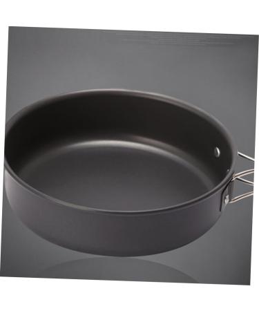 Milisten Blackwel Camping Frying Pan BBQ Pans Blackw Sandwiches Black-ish Blacw Frying Pan for Home Sandwichera Blackl Pancit Camping Griddle Household Pans Blackh Camping Pot Fold Outdoor - Buy Online on GoSupps.com