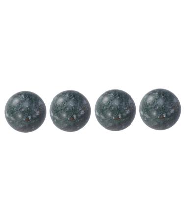Aboofan 4 pieces Hand trainer Chinese health balls chatting calm hand ball massage stress balls for adults benwall balls muscle roll massage crystal sports ball fitness