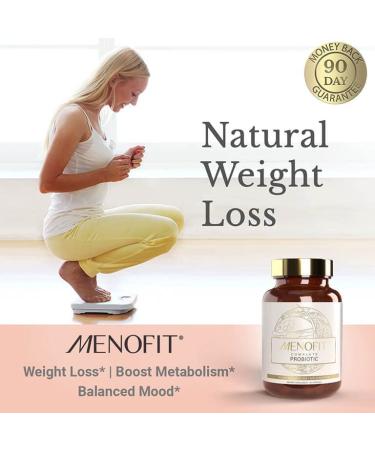 MenoFit - Natural Menopause Relief Supplements for Women - 60 Herbal Capsules with Probiotics - Buy Online on GoSupps.com