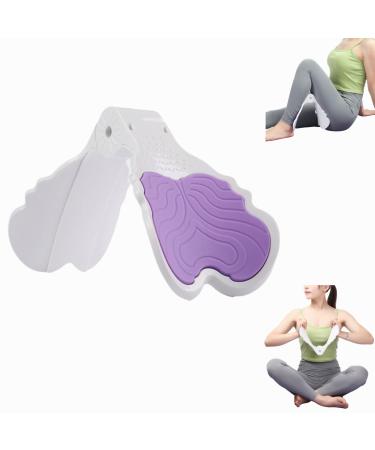 MOVKZACV Hip Trainer Pelvic Floor Strengthening Device Women Inner Thigh Exercise Equipment Kegel Trainer for Postpartum Rehabilitation (Purple)