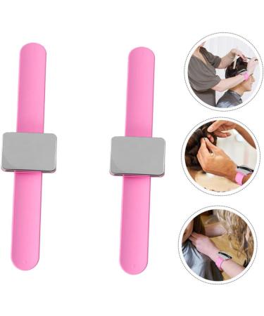 COHEALI 4pcs Magnetic Bracelet Watch Straps - Pink Silicone Clamp Frame 24x5.5x1cm | International Shipping Available - Buy Online on GoSupps.com