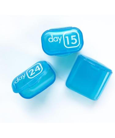 31 Day Monthly Pill Pod Organizer | Easy Medication Management & Travel Ready Med Boxes - Buy Online on GoSupps.com