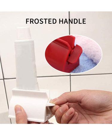 Rolling Tube Toothpaste Squeezer with Frosted Handles Turn Easily Toothpaste Dispenser for Bathroom Saves Toothpaste Creams & More Eco-Friendly Manual Toothpaste Squeezer 2 Colors(White L) - Buy Online on GoSupps.com