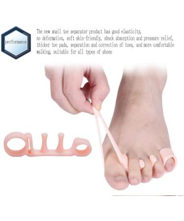 DEAVER Gel Toe Separators - Bunion Corrector & Toe Straightener for Overlapping Toes - 5 Pairs - Buy Online on GoSupps.com