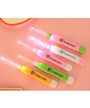 2 PCS LED Ear Spoon Flash Ear Wax Pick Remover Tool Ear Cleaner Earwax Removal - Buy Online on GoSupps.com