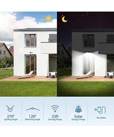 Solar Motion Sensor Lights Solar Energy Street Light Yard Path Home Garden Solar Power Lamp Wall Light Waterproof Solar Motion Lights (Color : 4pcs) - Buy Online on GoSupps.com
