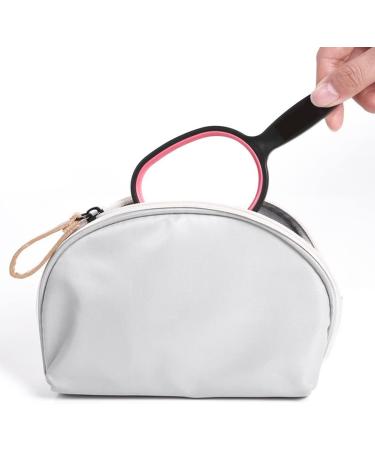 Portable Black Handheld Mirror with Handle - Mpowtech Travel Mirror for Kids & Makeup - Lightweight and Easy to Use - 6.1 L x 2.95 W - Buy Online on GoSupps.com