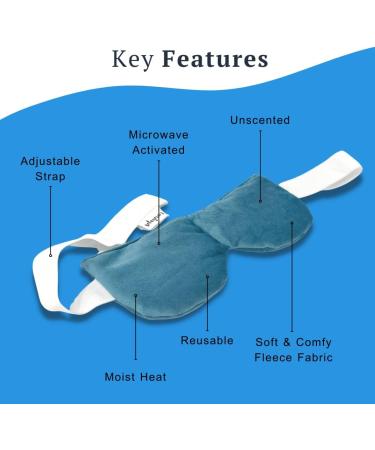 Solayman's Moist Heat Eye Compress | Microwave Activated Dry Eye Relief | Soothing Moist Heat for Irritated Eyes - Buy Online on GoSupps.com