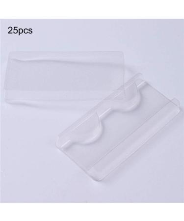 25pcs Transparent Eyelash Storage Box | Clear Lid Tray for False Lashes | Makeup Organizer - International Shipping Available - Buy Online on GoSupps.com