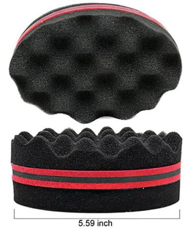 dijiusidy 2 Pieces Brush Barber Twist Sponge Hair Sponge Convenient Different Hairstyles Wear-resistant Stable Brush for Travel Men - Buy Online on GoSupps.com