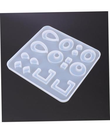 NUOBESTY 1pc Resin Epoxy Silicone Molds Silicone Necklace Jewelry Molds Epoxy Resin Accessories Cake Mold White 16.8x15.8cm - Buy Online on GoSupps.com