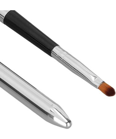 Lip Gloss Brush Compact Small Lip Brush Retractable Retractable Sealing Style Aluminium Material for Home for Beauty Salon - Buy Online on GoSupps.com