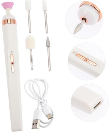 FRCOLOR 2 Sets Nail Polisher Nail Drill Manicure Tool Nail Kits Professional Manicure Kit Motor Kit Professional Nail Drill Kit U as Acrilicas Nail Tool Cordless White Plastic - Buy Online on GoSupps.com