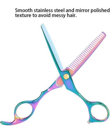 Qukaim Professional Scissors Professional Hair Scissors Colorful Barber Salon Hairdressing Scissors 6.5 Inch Sharp Edge - Buy Online on GoSupps.com