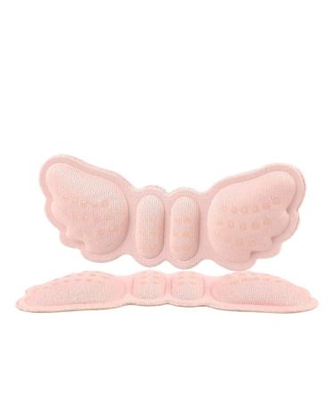 Heel Liner Men Soft Sports for Spurs and Heel Blister Prevention(Pink Small)