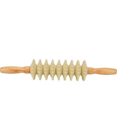 Wood Therapy Roller - Acupuncture & Fascia Massage Tool for Cervical Spine Relief at Home | International Shipping - Buy Online on GoSupps.com