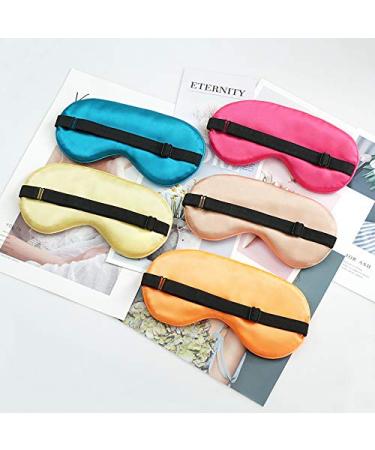 Silk Sleep Eye Mask - Padded Shade Patch for Women and Men - Black - Buy Online on GoSupps.com