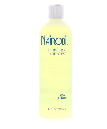 Nairobi Kool Player Antibacterial After Shave for Unisex Yelow 16 Ounce Yellow