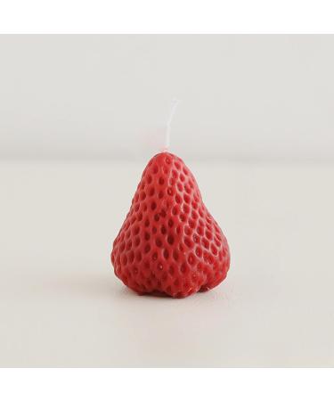 Strawberry Aromatherapy Candle | Cute Birthday Candle Ornaments for Creative Celebrations - International Shipping Available - Buy Online on GoSupps.com