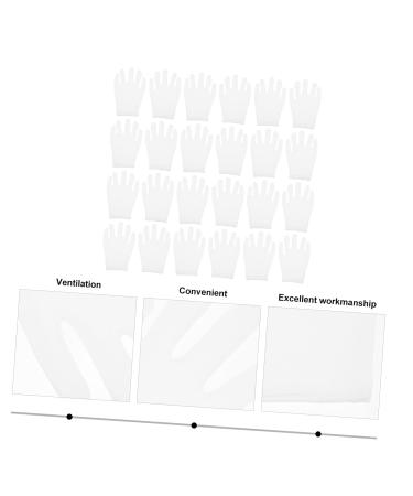 POPETPOP 12 Pairs Washable Cotton Gloves White Cotton Gloves for Stretchable Lining Gloves Cotton Gloves White Gloves Women Grip Gloves for Work Watches Supplies Elasticity 23x13x8.5cm - Buy Online on GoSupps.com