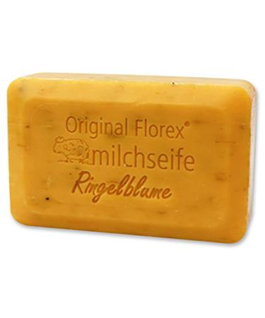 Florex Sheep's milk soap 200g square organic sheep's milk made in Austria with calendula herbs and sunflower oil