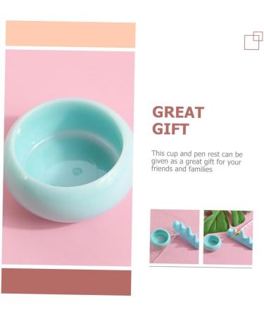 DOITOOL 4 Sets Nail Art Brush Cup Nail Art Pen Holder Pens + Pencil Gel Acetona Soak off Sponge Paint Brush Chinese Brush Holder Candle Holder Nail Steamer Plastic Washing Cups Accessories - Buy Online on GoSupps.com